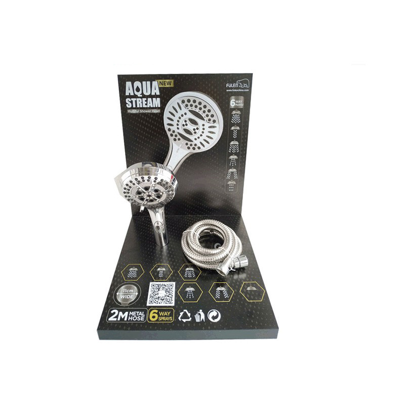 亚克力展示架化妆品电子产品发光酒水花洒展示架锁展示盒烟柜