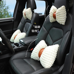 Car Headrest Neck Pillow, Puff-Shape Comfortable & Soft Car Cushion, Wholesale Car Seat Lumbar & Neck Support Pads