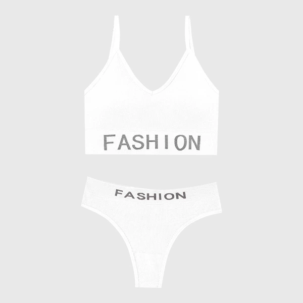 【3200 strapless + thong】White
