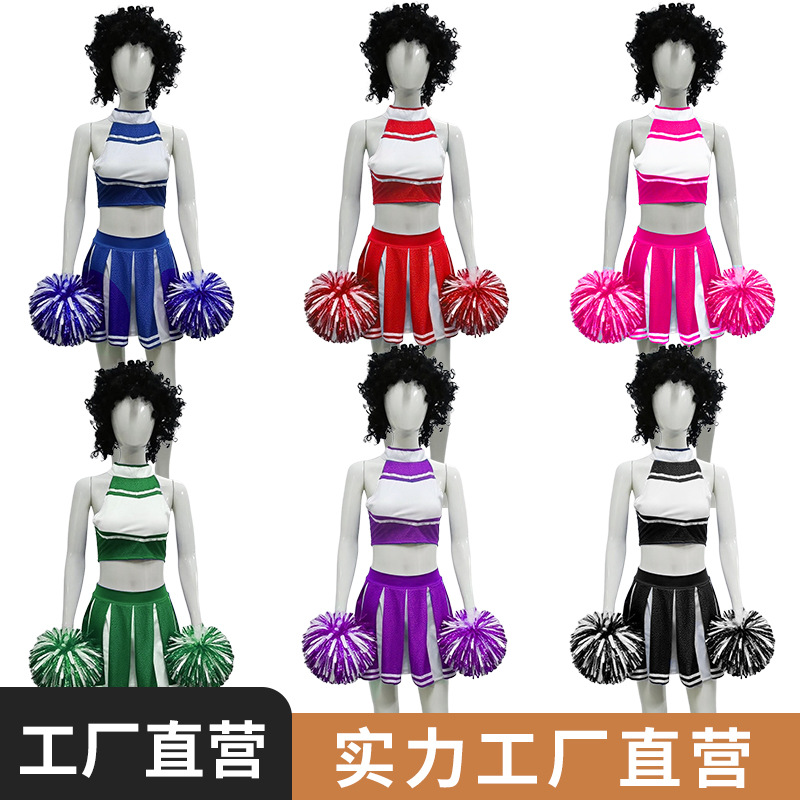 拉拉队服装拉拉队服啦啦队演出服女式拉拉队服游戏服角色扮演