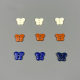 New Butterfly-shaped Ceramic Button Sweater Sweater Sweater Fashion Button Handmade DIY Cardigan Button Clothing Shoes and Hats Craft