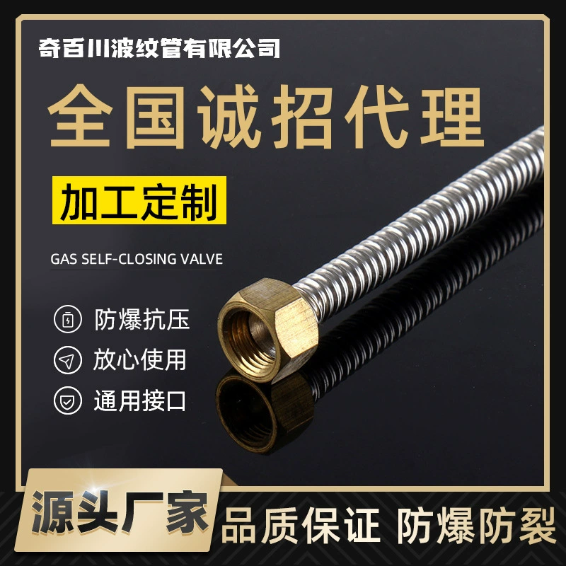 Сильфон из нержавеющей стали изгиб водонагреватель горячей и холодной, взрывозащищенный Водопровод Сантехника прибор подключения прибора металлический шланг