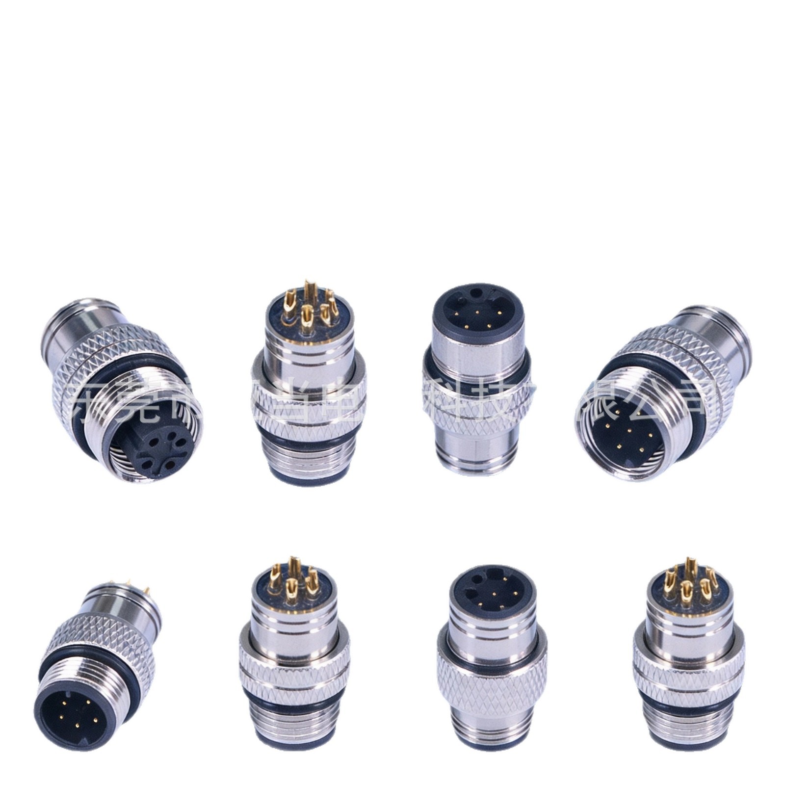 M12������A��D��X��3~17о��ĸͷ���ղ�ͷ����IP67ע�ܺ���ʽ��ˮ