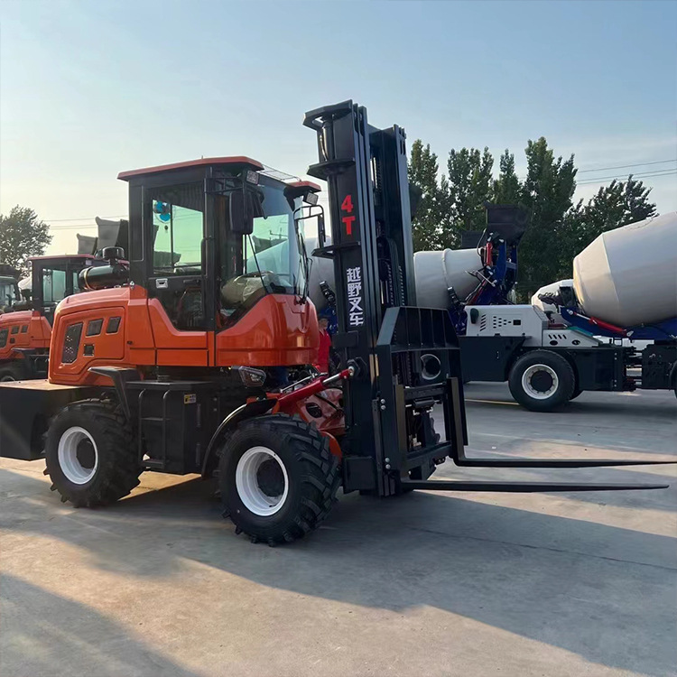 鼎东越野叉车工地砖厂搬运车多种3.5吨山地泥泞液压叉车设备