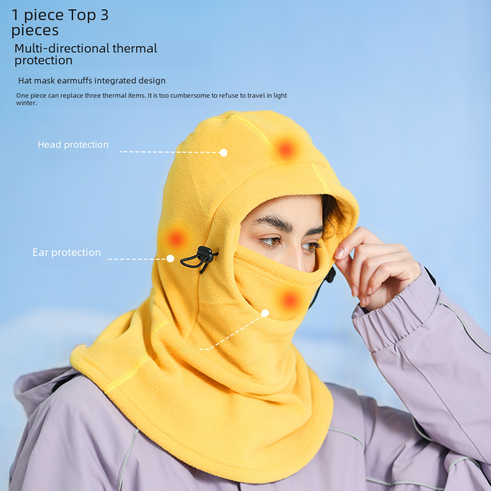 Masque facial chaud d'automne et d'hiver pour l'extérieur, protection contre le vent et le froid, couvre-tête, chapeau de protection du visage et du cou_voghion.com