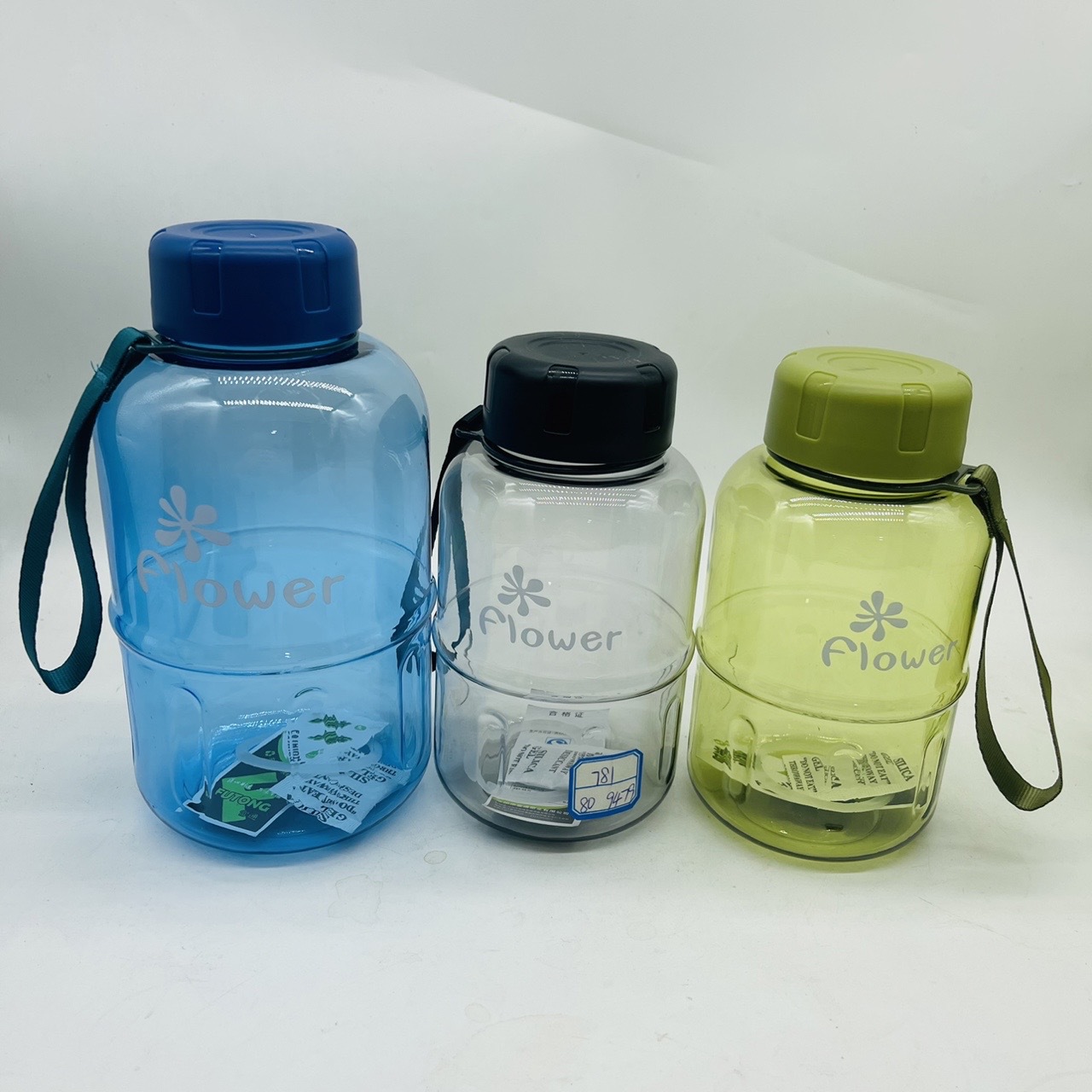 Futong 2024 nueva taza de agua espacial de alta capacidad portátil al aire libre taza de plástico masculina