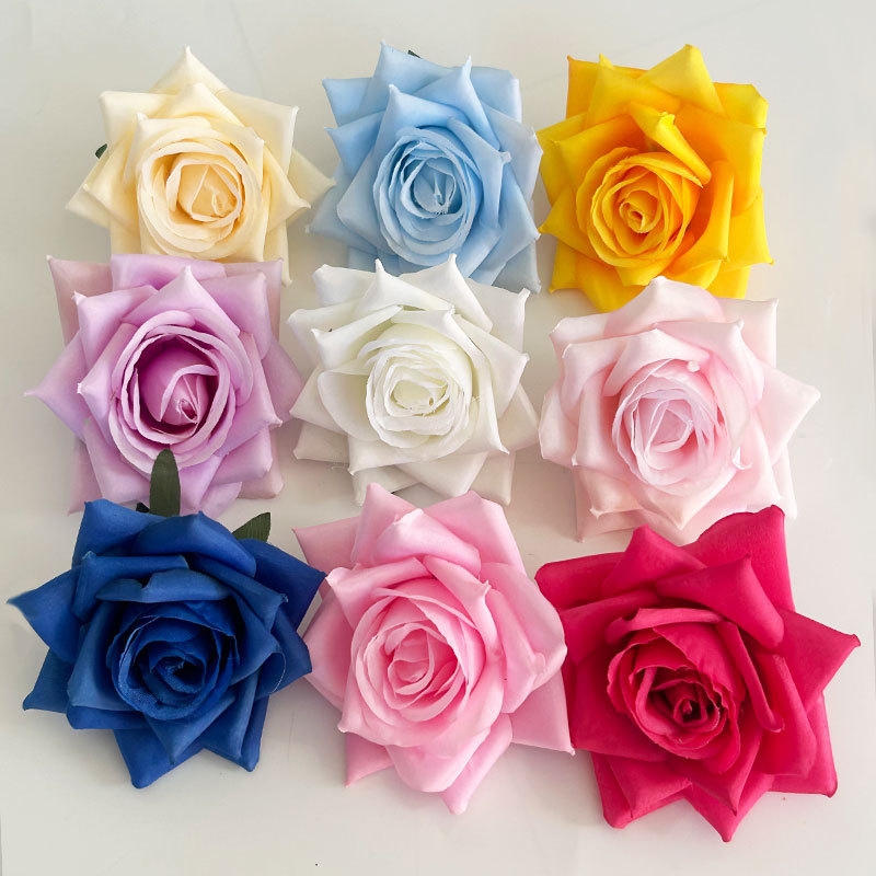 Rose Flower Heads, Rose Flower Wall, Wedding Venue Decoration Props, Photography Artificial Flowers, Wholesale Artificial Moss