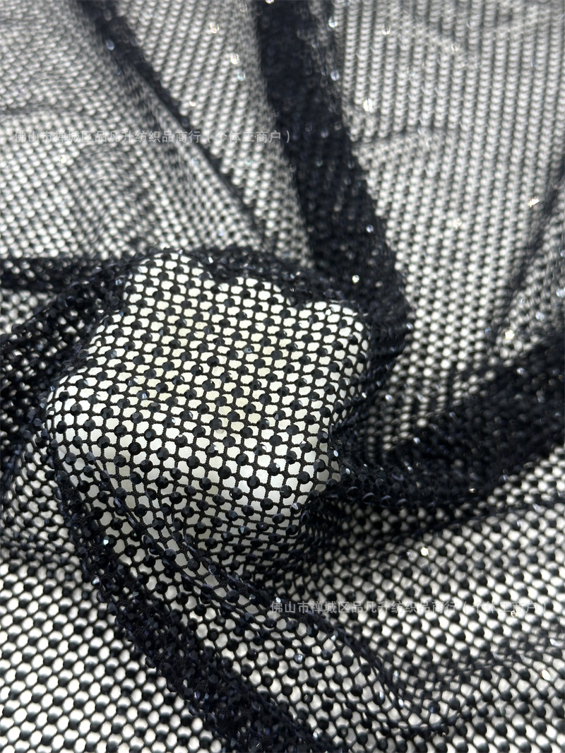 Transfronterizos amazónicos de moda de alta calidad, ropa de mangas largas de diamante de alta densidad, tela de diamante caliente de alta densidad
