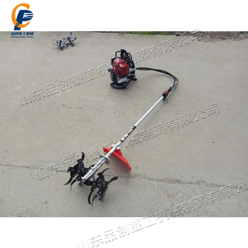 背负式汽油割草机    农用果园除草机   多功能农田松土剪草机