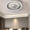 Modern and minimalistic smart air fan for hood for living room, ceiling light for bedroom