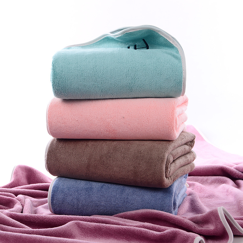 Grande serviette de bain absorbante et douce pour la douche_voghion.com
