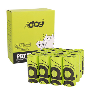 Factory direct explosive disposable dog poop bag EPI biodegradable pet garbage bag dog poop bag