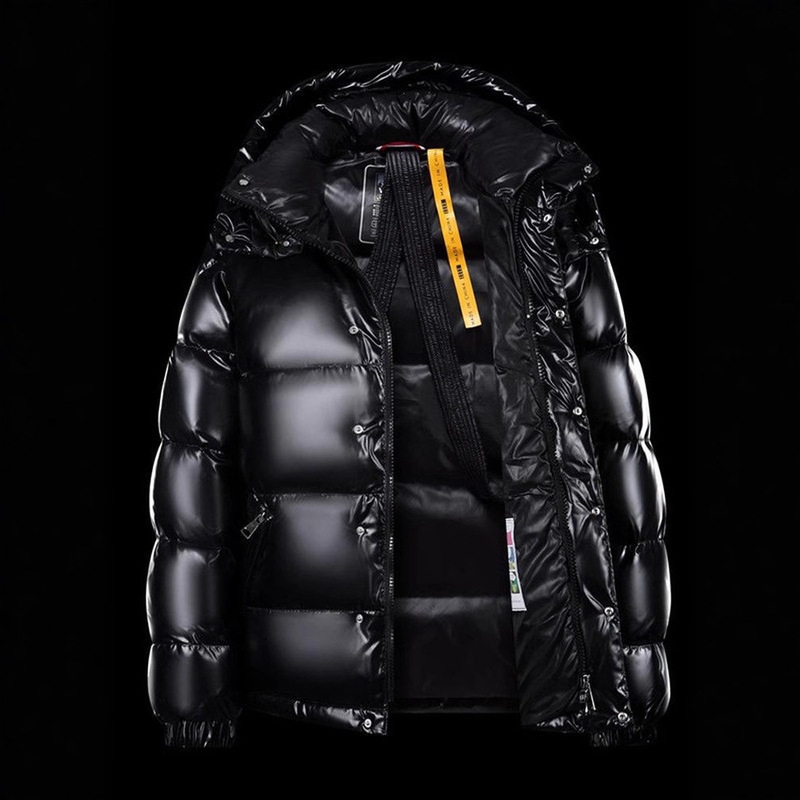 Long-Haired Goose New Thick Glossy Men's down Jacket Short Winter Trendy Brand Men's Coat Large Size Northeast