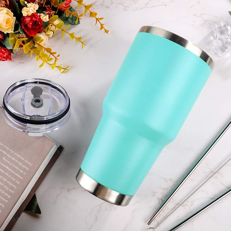 Amazon DIY regalo 30oz coche taza círculo completo impresión en color aislamiento del coche helado lote patrón personalizado