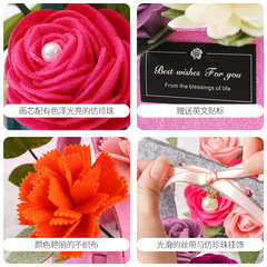 Children's handmade gifts diy hand-held flower basket material package to make kindergarten educational toys gifts wholesale