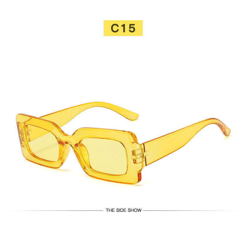 New Fashion Net red sunglasses women Retro Square small frame cross-border sunglasses personalized colorful hip-hop glasses wholesale_voghion.com