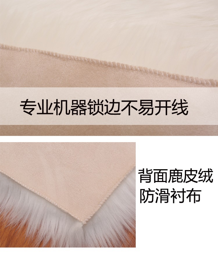 Carpet Door Mat Can Be Cut, Wabi-Sabi Style Carpet, Light Luxury Floor Mat, Silent Tatami Bay Window, Double-Sided Gray-White Carpet