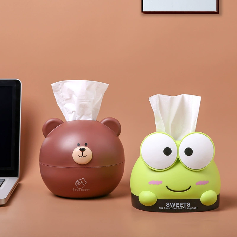 Коробка для салфеток Бумажная коробка Домашняя гостиная Столовая Творческий милый мультяшный журнальный столик Ящик для хранения салфеток Настольная салфетка