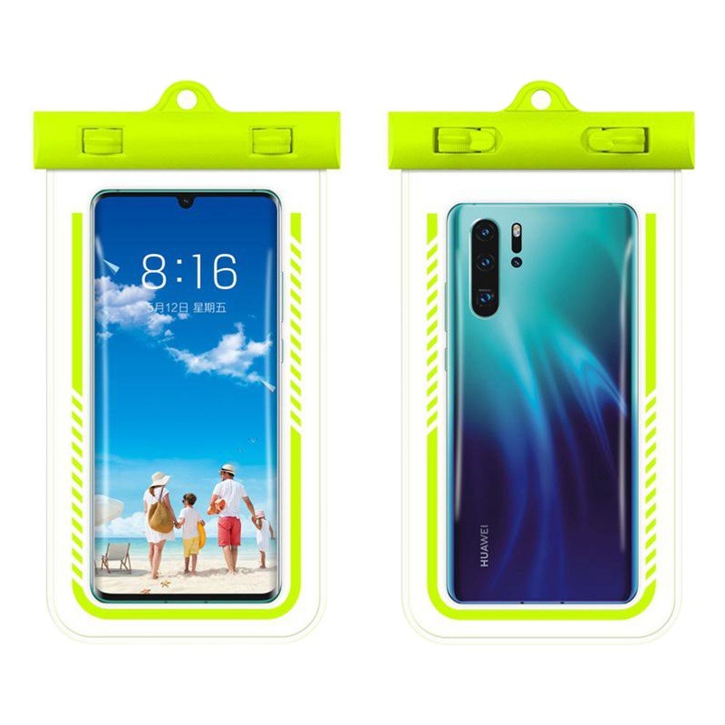 sgs agency certified large TPU transparent mobile phone waterproof bag swimming diving waterproof mobile phone bag mobile phone case