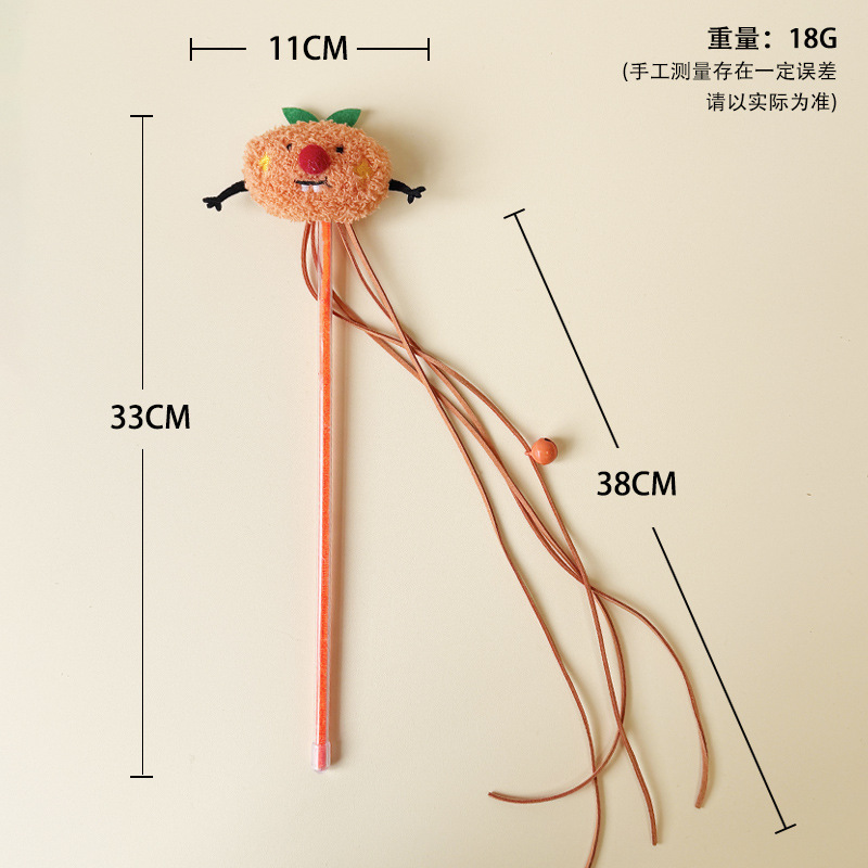 ペット用品工場猫のおもちゃぬいぐるみ漫画猫スティック木製天草大コレクション DIY 猫のおもちゃ卸売|undefined