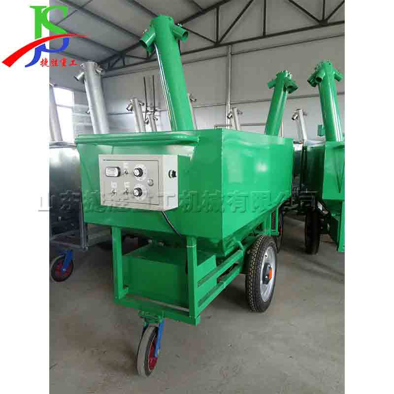 Vehículo de alimentación de cría de aves de corral empujado a mano equipo de alimentación de planta de cría eléctrica para alimentación de pollos