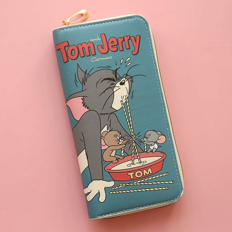 Long wallet gray cat