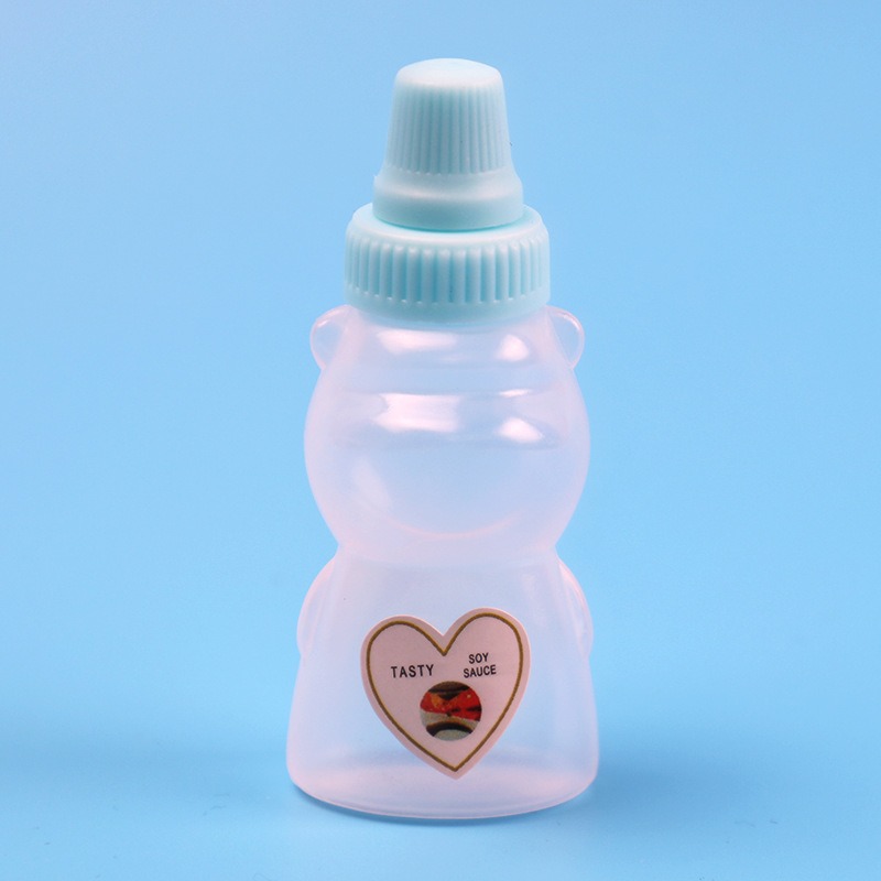 Cross-border Hot Selling Cute Sauce Bottle Kitchen Portable Sauce Salad Spice Bottle Mini Tomato Honey Squeeze Sauce Bottle_voghion.com