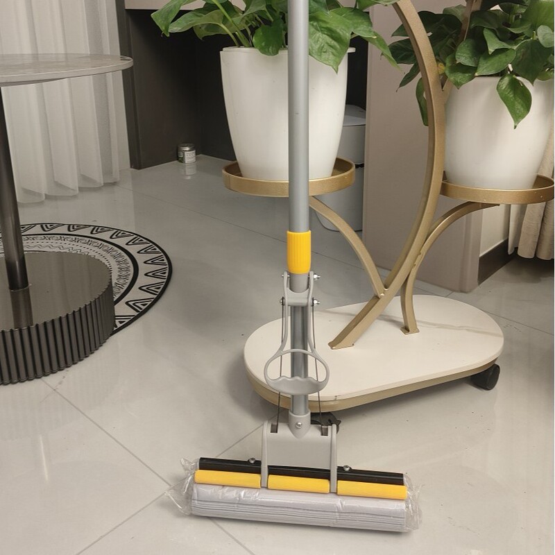 Small Single Row Collodion Mop 10 Yuan Store Absorbent Mop Export Export Cheap Sponge Mop