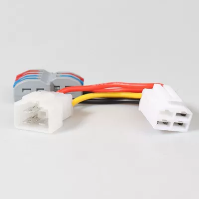 New electric vehicle DC converter connection cable suitable for Ninebot, Tailg, and Yadi converters, 12V power line for modification (Other Electric Vehicle Accessories) - three-prong-plug-in-converter-without-wire-cuttingdc-converter