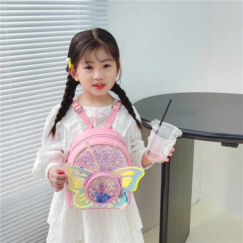 New Sequin Baby Backpack for Kindergarten Girls, Cute Princess Style, Ages 3-6, Small Class Entry, Small Backpack for Children, Backpack 2