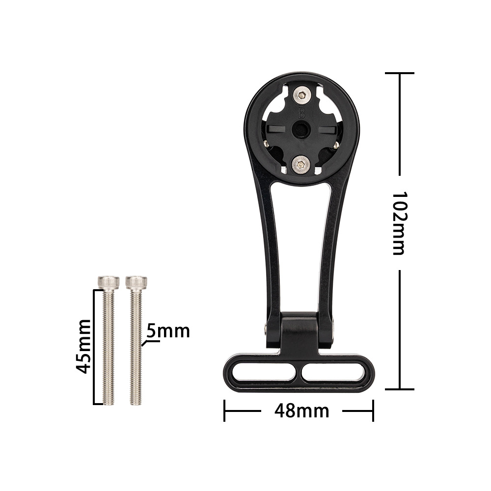 Soporte de reloj de código de bicicleta ZTTO Soporte de extensión de luz de automóvil de elevación Soporte de cámara deportivo de bicicleta de montaña de ángulo ajustable