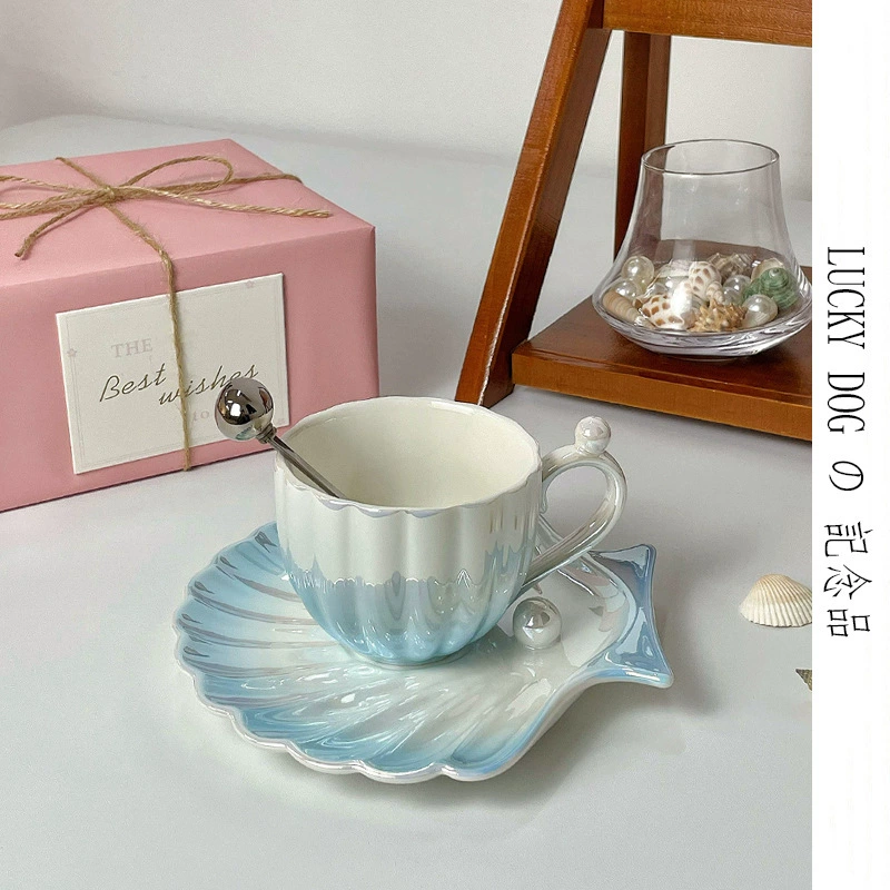High quality coffee set pearl, gift box, Birthday gift