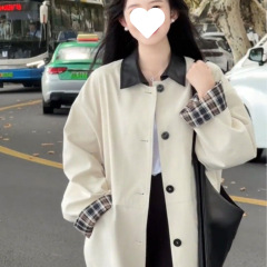 韩系风衣外套女2025春秋季新款小个子深秋休闲赫本风感日系