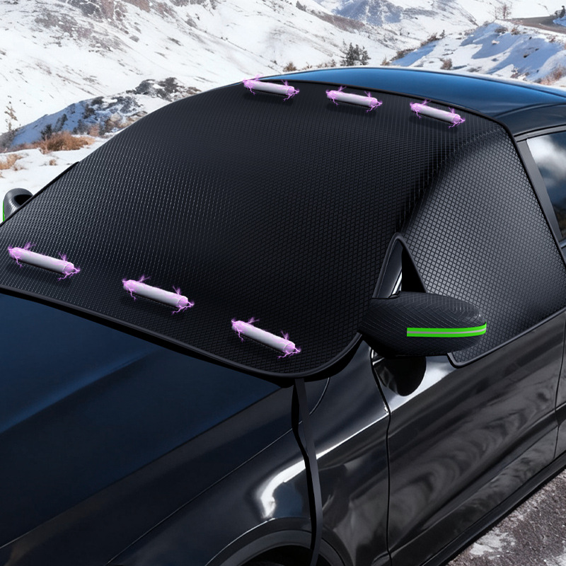 Qìchē – Car Sun Shade Car snow shield - green
