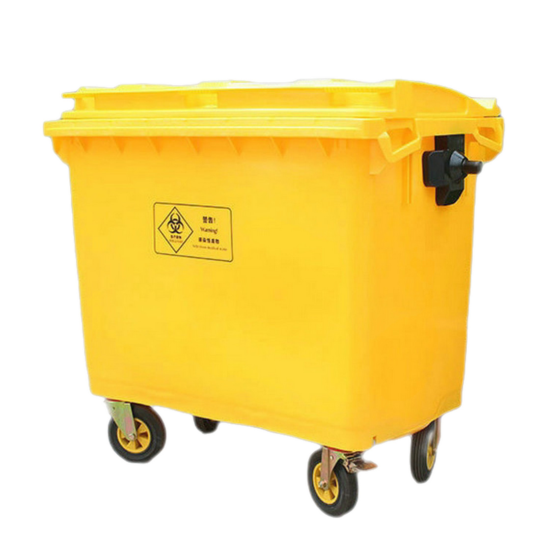 660L医疗塑料垃圾桶医院清洁桶医疗废物垃圾箱诊所门诊660L塑胶桶