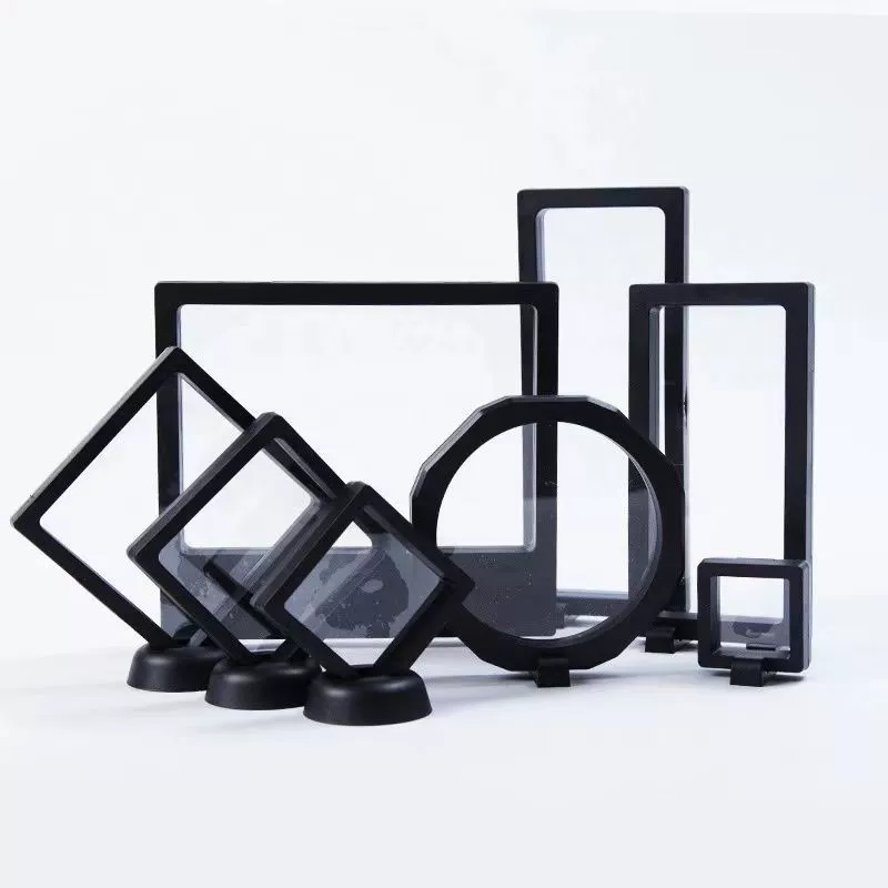 Коробка для образцов из ПЭ пленки, акриловая шкатулка для украшений, коробка для хранения и демонстрации бусин Будды, браслетов и подвесок