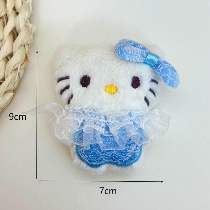 新款可爱穿裙子kitty猫钥匙挂件卡通毛绒少女心猫咪学生背包挂件|undefined
