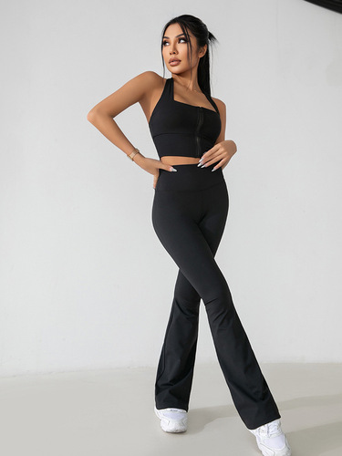 Women's High-Waisted Tummy-Tucking Loose-Fitting Yoga Pants for Exercise, Fitness, and Dancing, Wide Leg Shorts for Summer