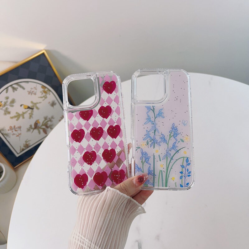 Peru Hot Selling Samsung A26 Love Drop Printing Figure A36/A56 Niche Art Transparent Mobile Phone Case