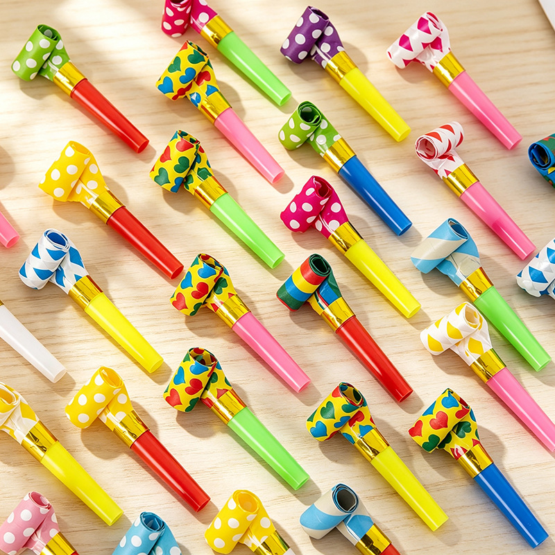 Long-Nosed Dragon Whistle, Funny and Creative Blowing Toy for Children, Birthday Party Performance Cheering Prop
