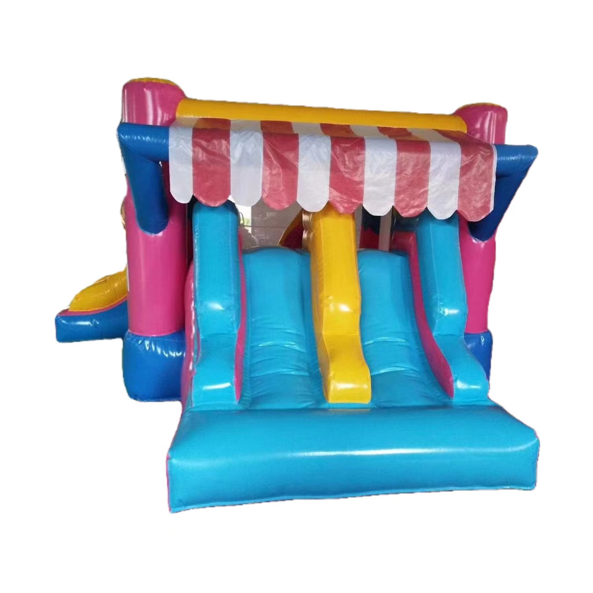 Exportación castillo inflable transfronterizo cama de salto de aire grande al aire libre tobogán para niños parque de atracciones castillo travieso grueso y resistente al desgaste