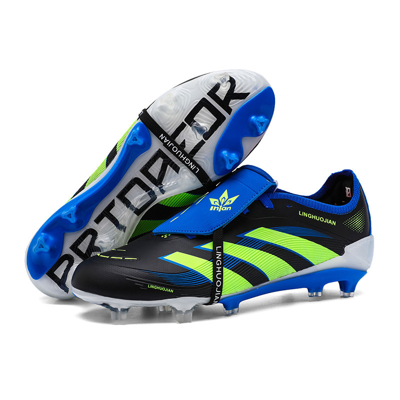 Zapatillas de Fútbol Unisex Sin Costuras Tacos AG y TF TPU Amortiguación para Césped Natural y Artificial