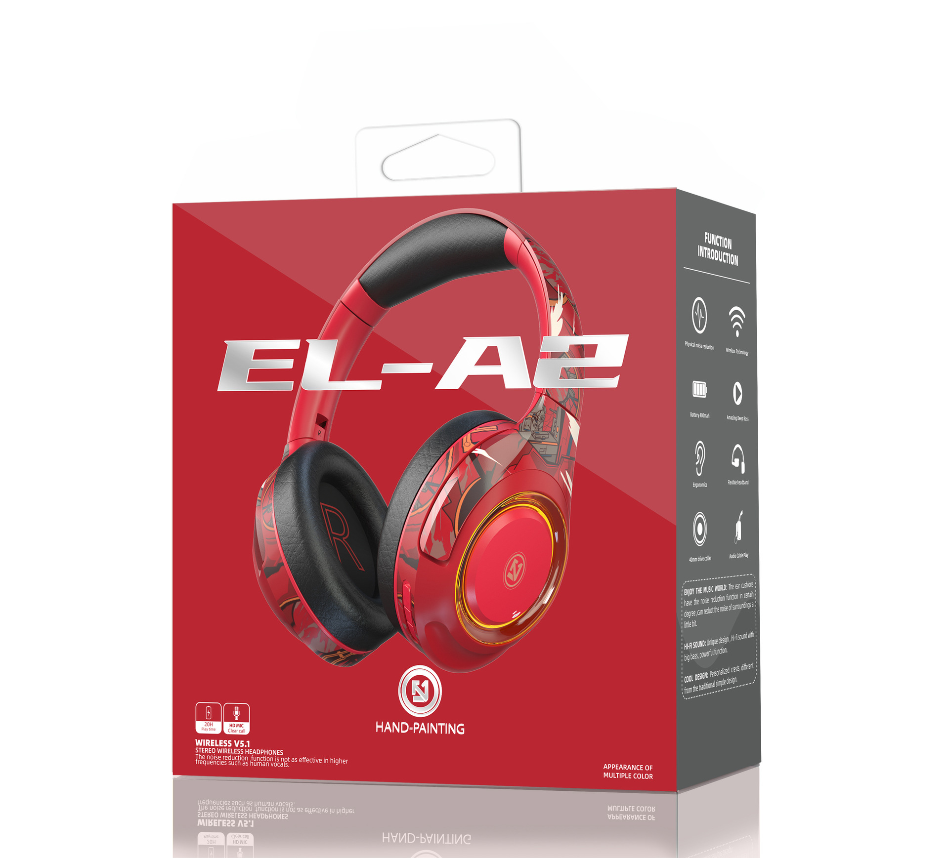 LULE Kabelloses Bluetooth-Kopfhörer Over-Ear Kabelgebundenes Gaming-Headset für Computer E-Sport-Kopfhörer Wasserdicht Sport Amazon Hot Model