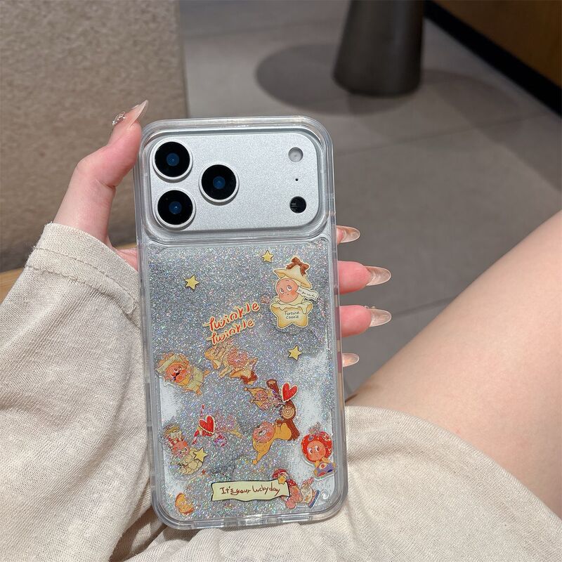 Star Man Iphone17 Is Suitable for 15 Apple 16 Promax Quicksand 12 Mobile Phone Case 13/14 Cute 11 Cartoon Star Man Iphone17 Is Suitable for 15 Apple 16 Promax Quicksand 12 Mobile Phone Case 13/14 Cute 11 Cartoon