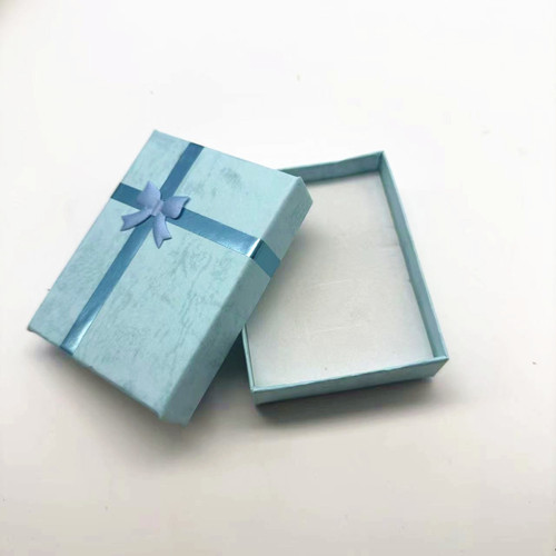 Bow necklace ring earrings bracelet packaging box exquisite gift box 7*9*3 jewelry box jewelry box