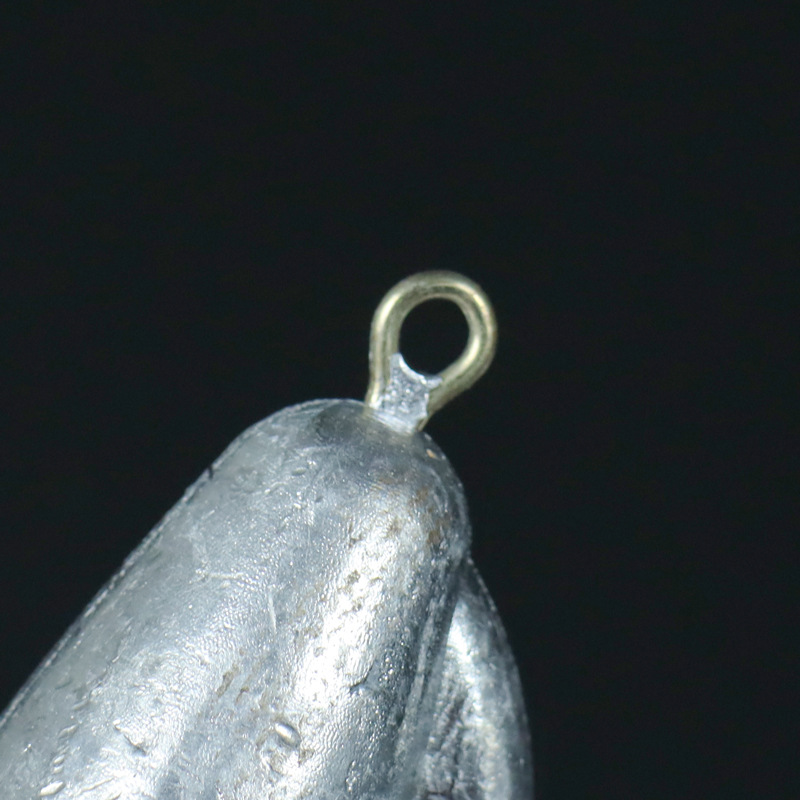 海釣鉛墜漁具水滴不鏽鋼掛環鉛墜船釣鉛墜海竿大物水滴帶翅膀鉛墜