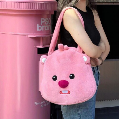 8-inch wholesale Plush Pikachu Cartoon Dual Shoulder Bag for Girls and Boys, Cute Kuromi Single Shoulder Crossbody Bag, Parent-Child Gift