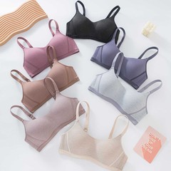 シームレスでシンプルなノンワイヤーブラ、女性用、バストアップ、垂れ防止、脇の肉を寄せ集める、快適で通気性のあるブラジャー、越境で人気商品