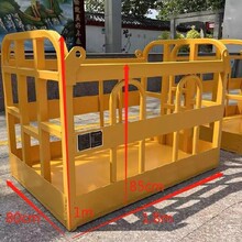 吊车吊框 高空作业吊篮 起重机载人吊笼 通用 1.2 米吊车顶框 工