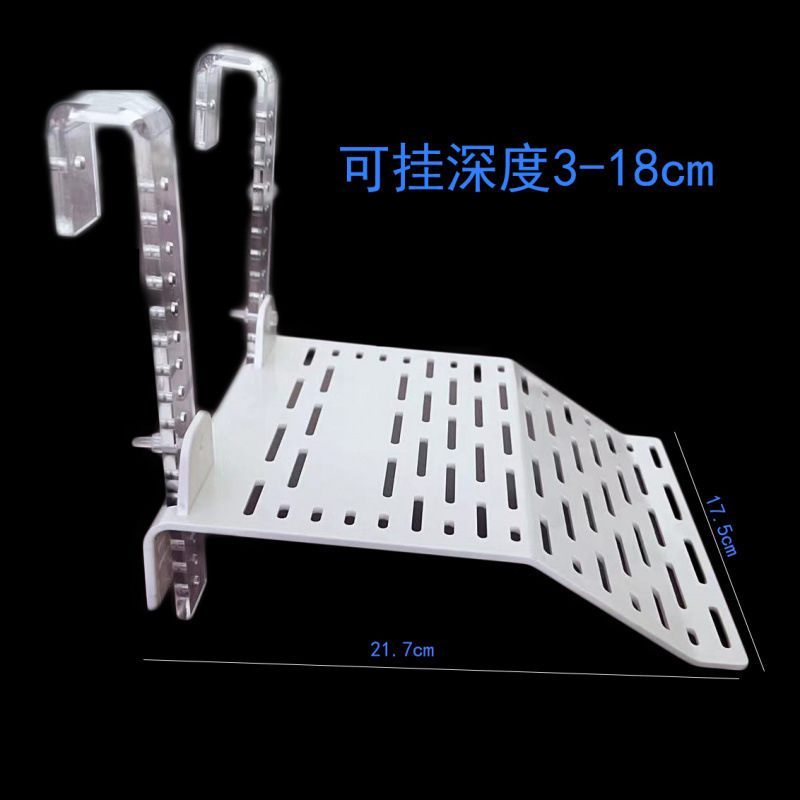 亚克力乌龟晒台强力吸盘浮台水龟塑料爬台造景爬坡龟缸晒背台